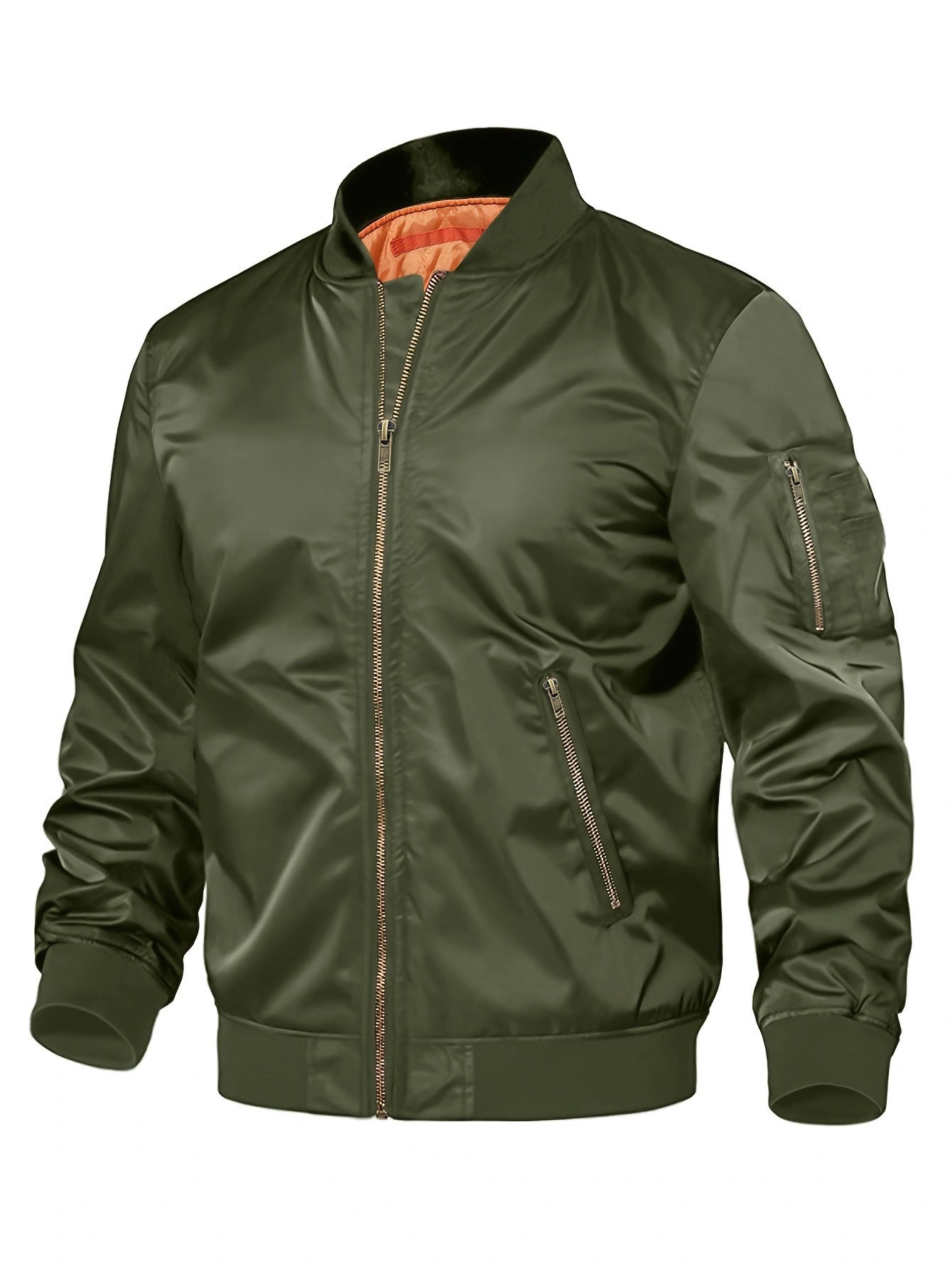 Mens New Spring Autumn Baseball Jacket