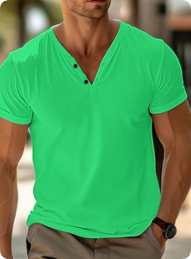 Men's Summer Beach Short Sleeve T-Shirt