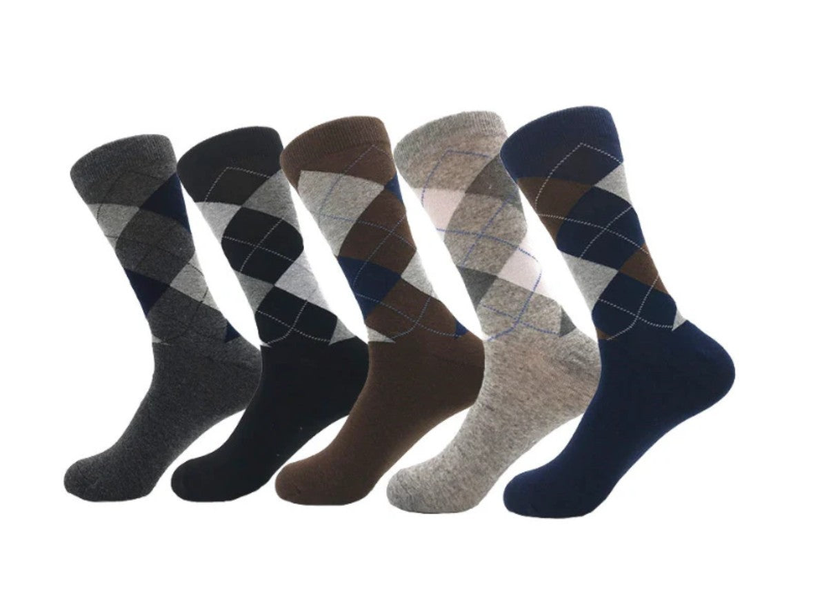 Argyle Subtle Pack 5 Pairs