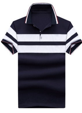 Summer Striped Men's Polos - Zalixer