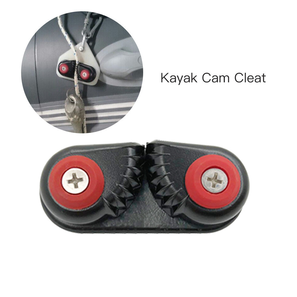 2PCS Kayak Cam Cleat Boat Canoe Sailing Boat Dinghy Aluminum Cam Cleats Fast Entry Kayak Cleats