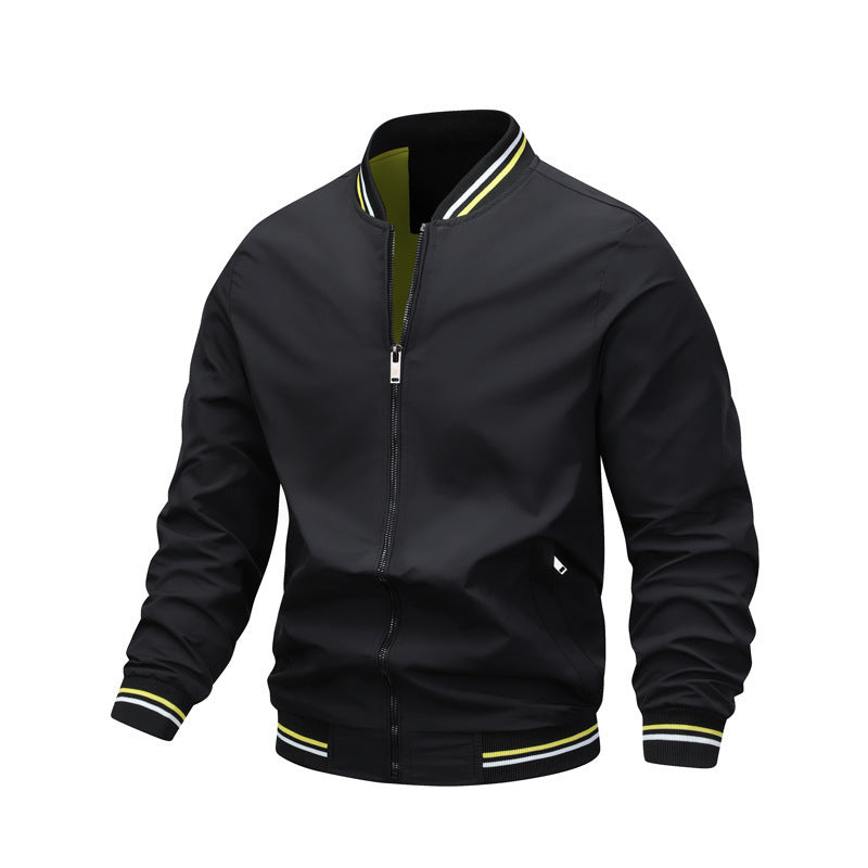 Trendy Coat Men's Upperwear Thin Jacket