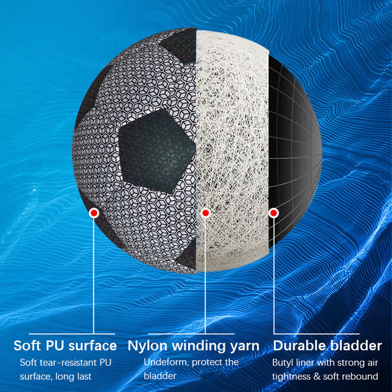 Luminate Soccer Practice Football Glowing Training Ball - Zalixer