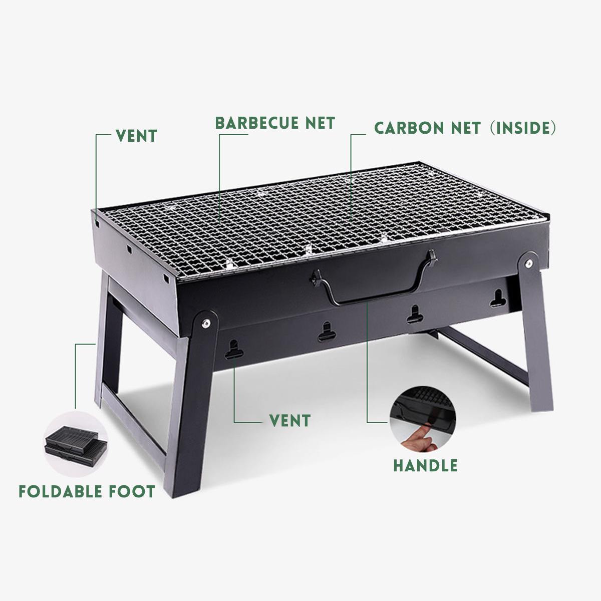 A Full Set Of Tools For The Field Charcoal Grilling Stove Rack