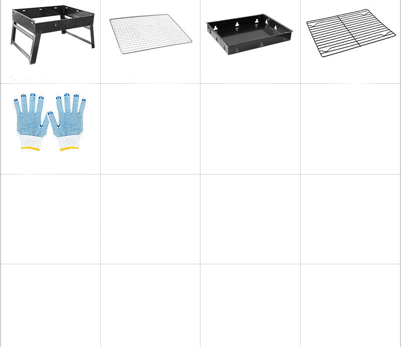 A Full Set Of Tools For The Field Charcoal Grilling Stove Rack