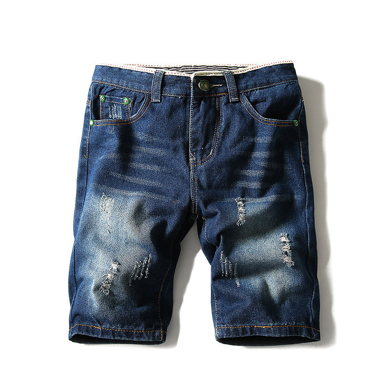 Thin men's denim shorts - Zalixer