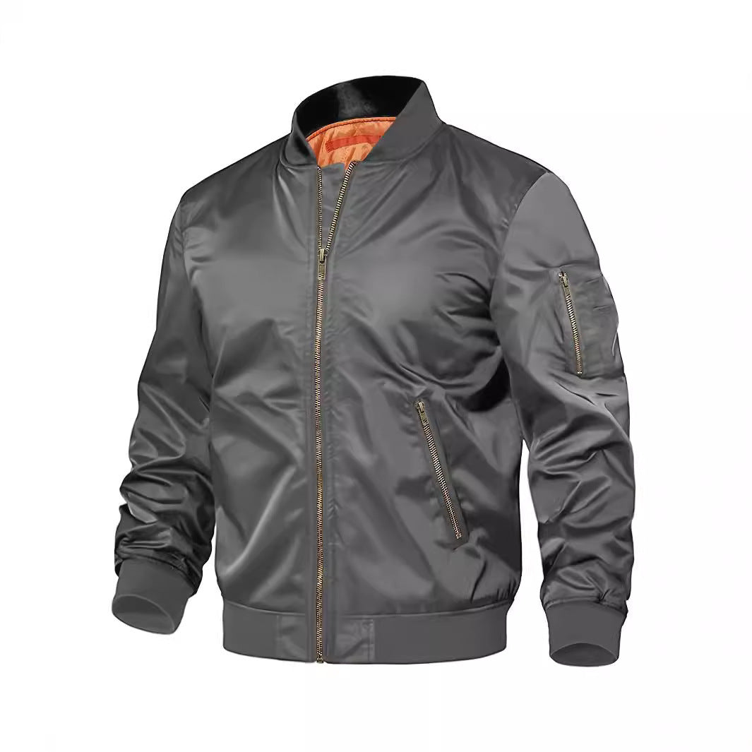 Mens New Spring Autumn Baseball Jacket