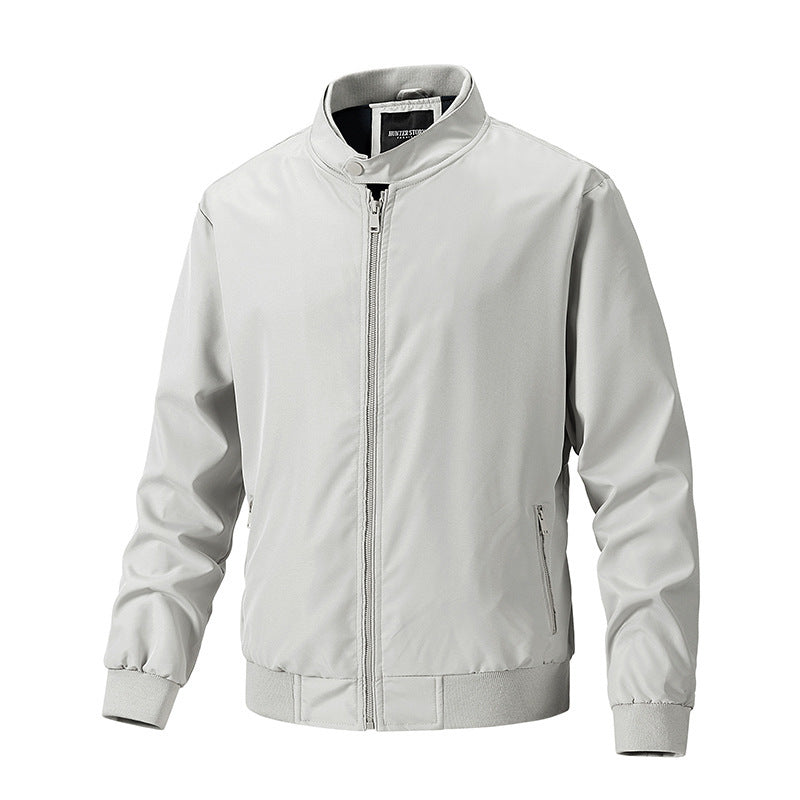 Men's Jacket Thin Plus Size Simple Flight Jacket