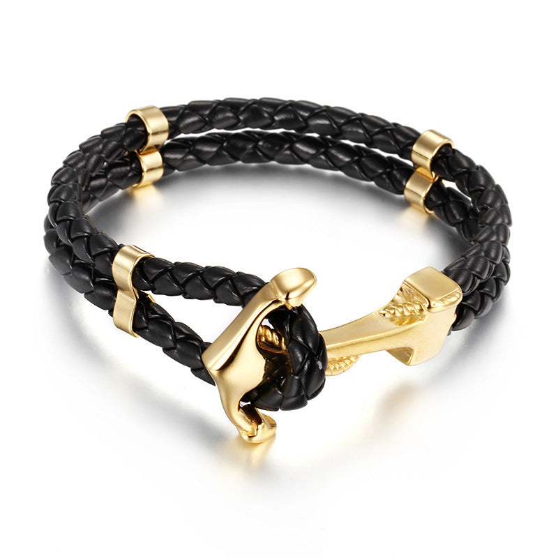 Anchor stainless steel bracelet