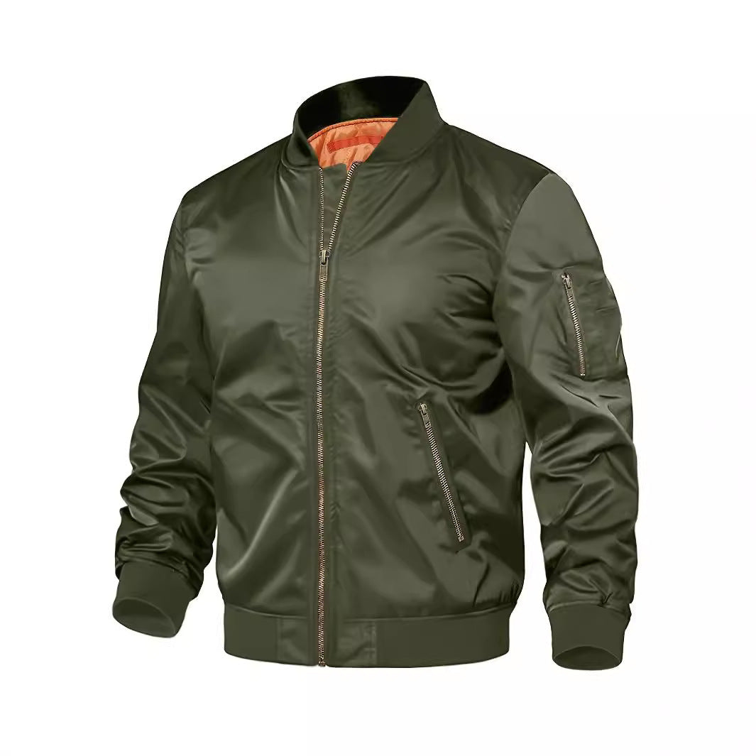 Mens New Spring Autumn Baseball Jacket