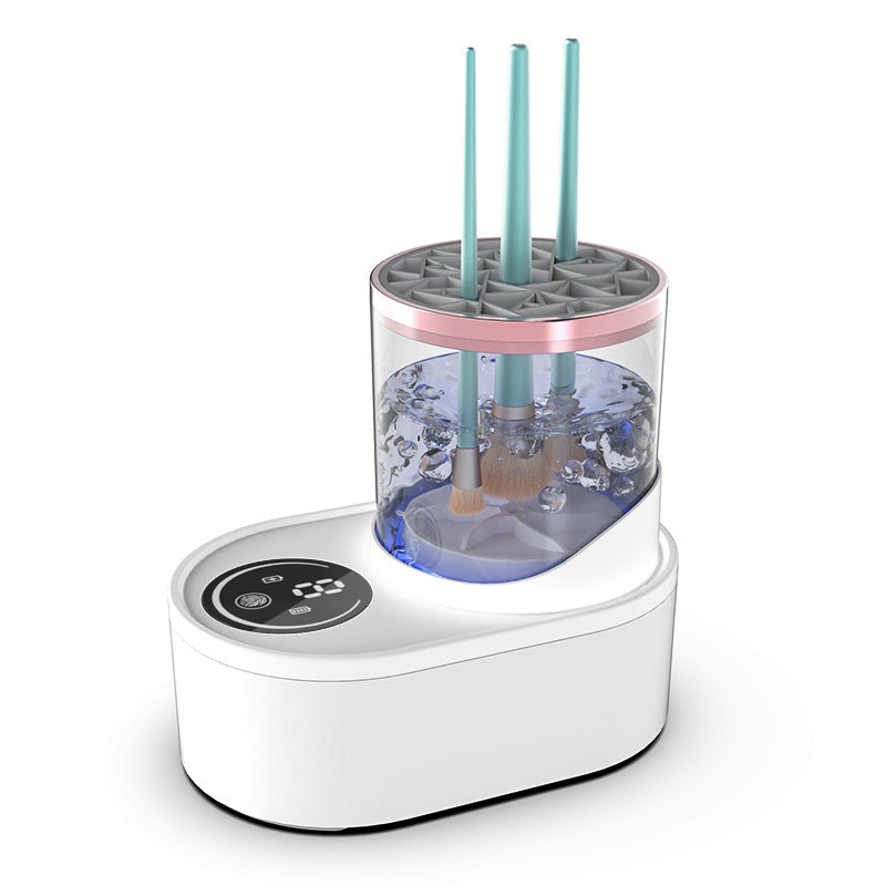 Electric Makeup Brush Cleaner Rechargeable Makeup Brushes Cleaning Tool Automatic Makeup Brush Cleaning Stand Device - Zalixer