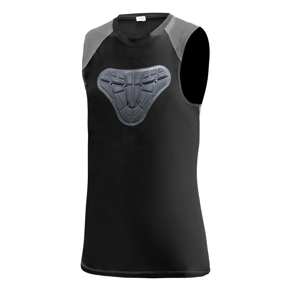 3D Anti-collision Basketball Vest Men's Summer Mesh Breathable Exercise Vest
