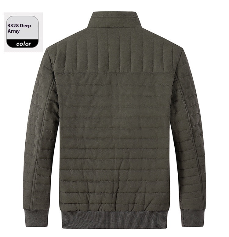 Men's Cotton-padded Jacket Stand-up Collar Thermal