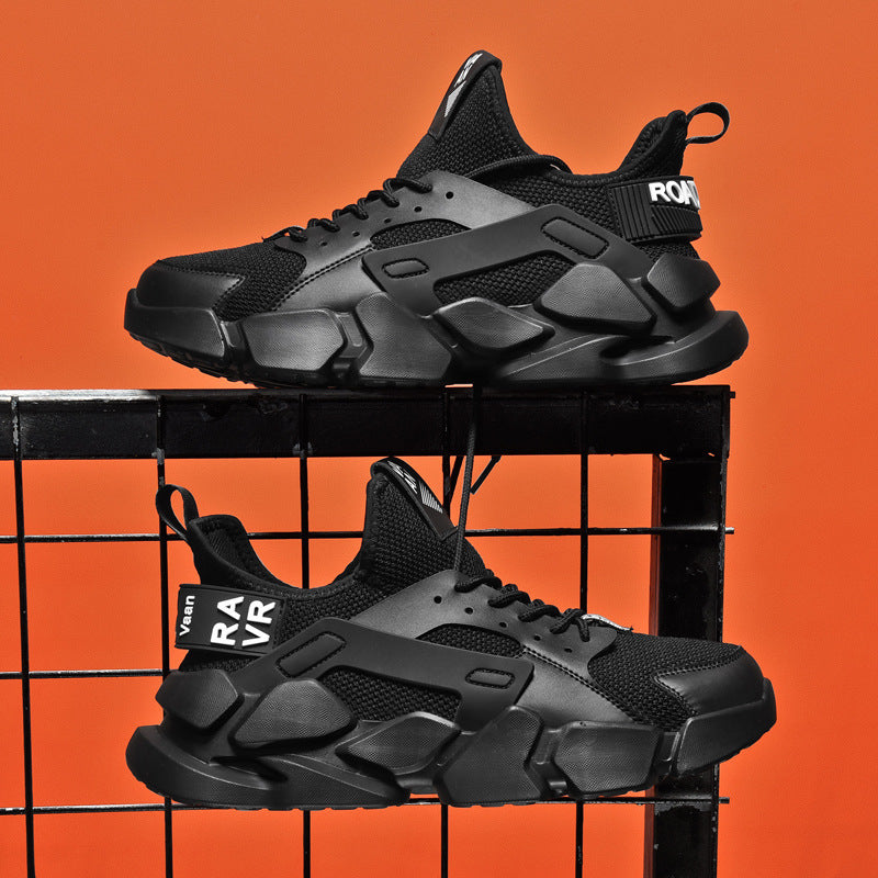 Sports Running Shoes White Shoes Men's Summer Breathable Men's Shoes - Zalixer