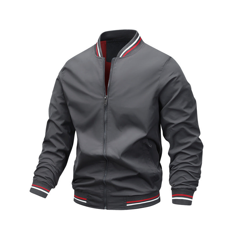 Trendy Coat Men's Upperwear Thin Jacket