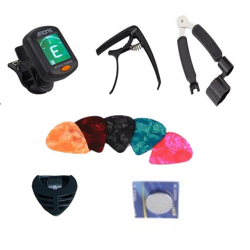 Guitar Accessories Suit Pick String Nail Pillow - Zalixer