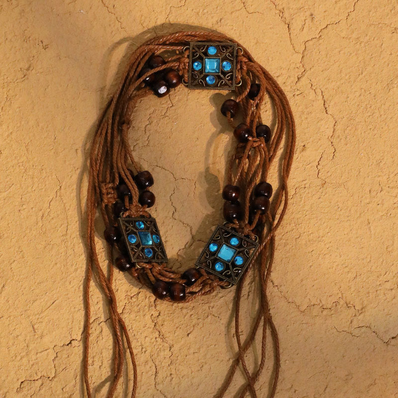 Butterfly Waist Chain Hand-woven Dress Accessories - Zalixer