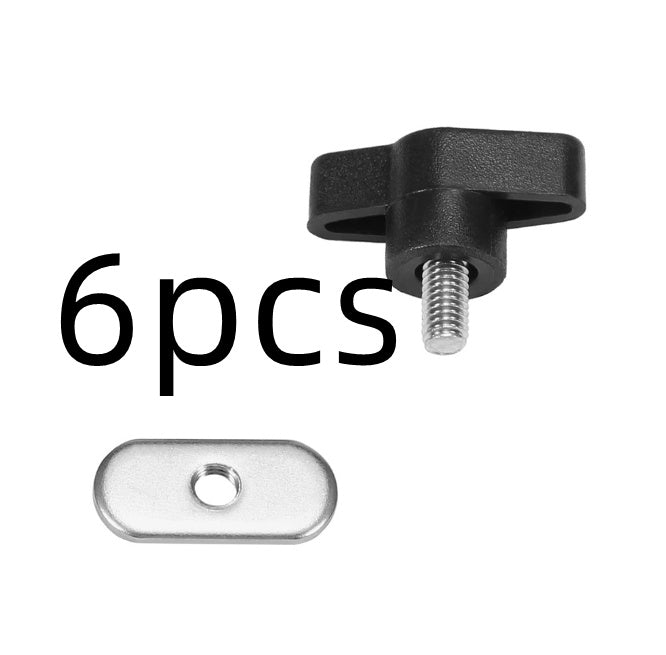 Stainless Steel Kayak Screw Nut Guide Rail Slide Rail Installation