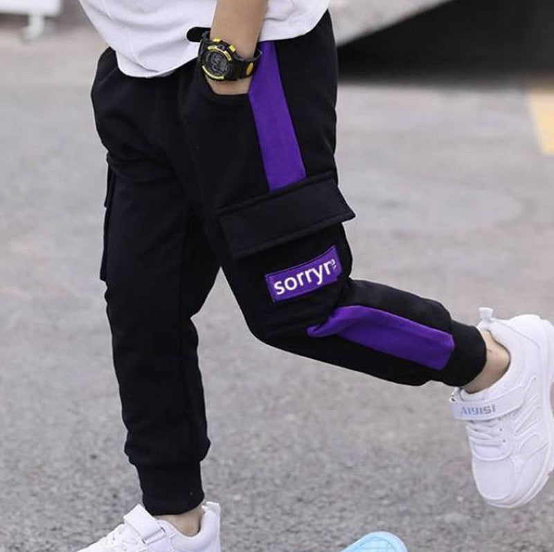 Boys Autumn Clothing New Casual Sports Pants - Zalixer