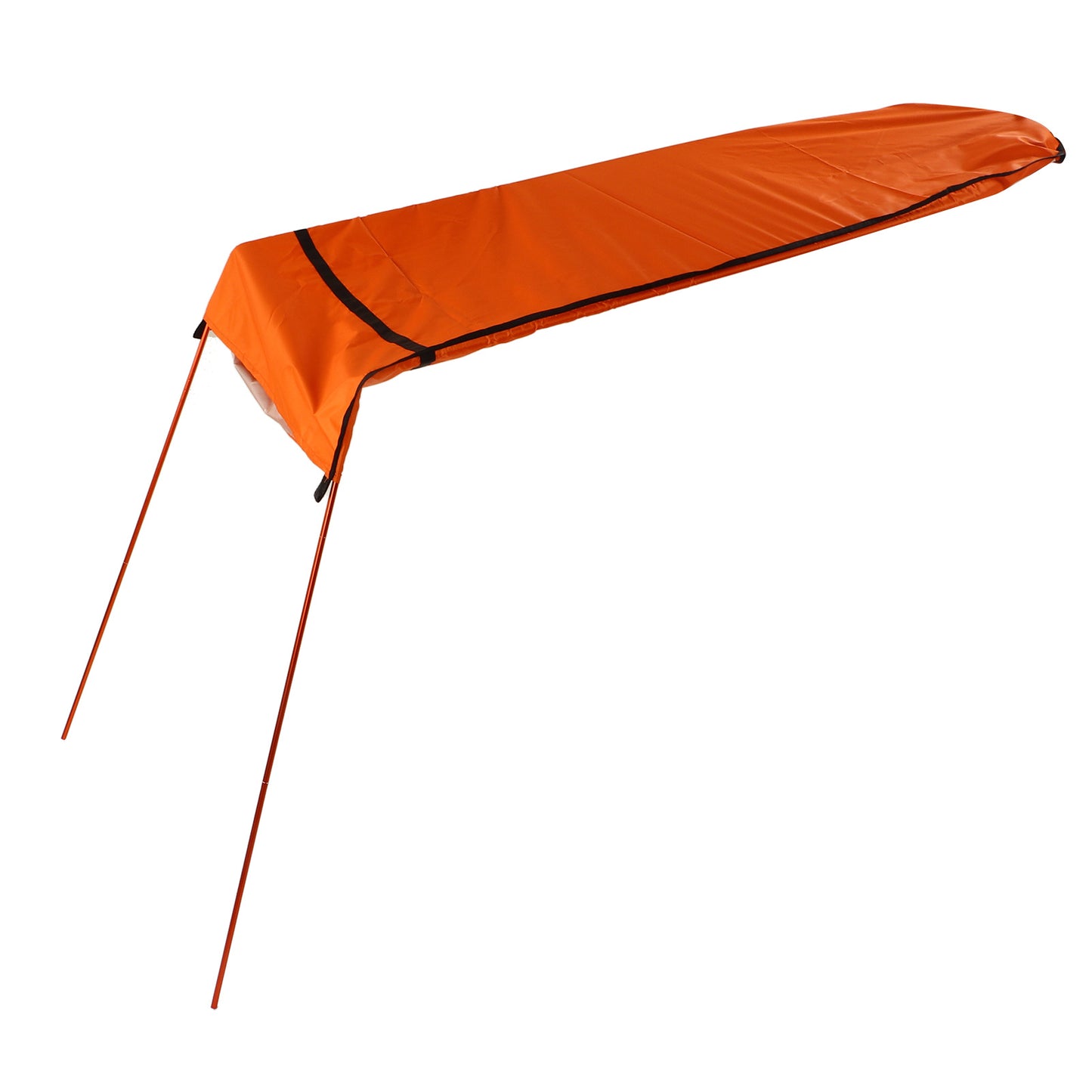 Kayak Sun Shade Canopy Waterproof Oxford Fabric Foldable Easy to Install Portable Kayak Sunshade Awning for Boat Canoe Orange