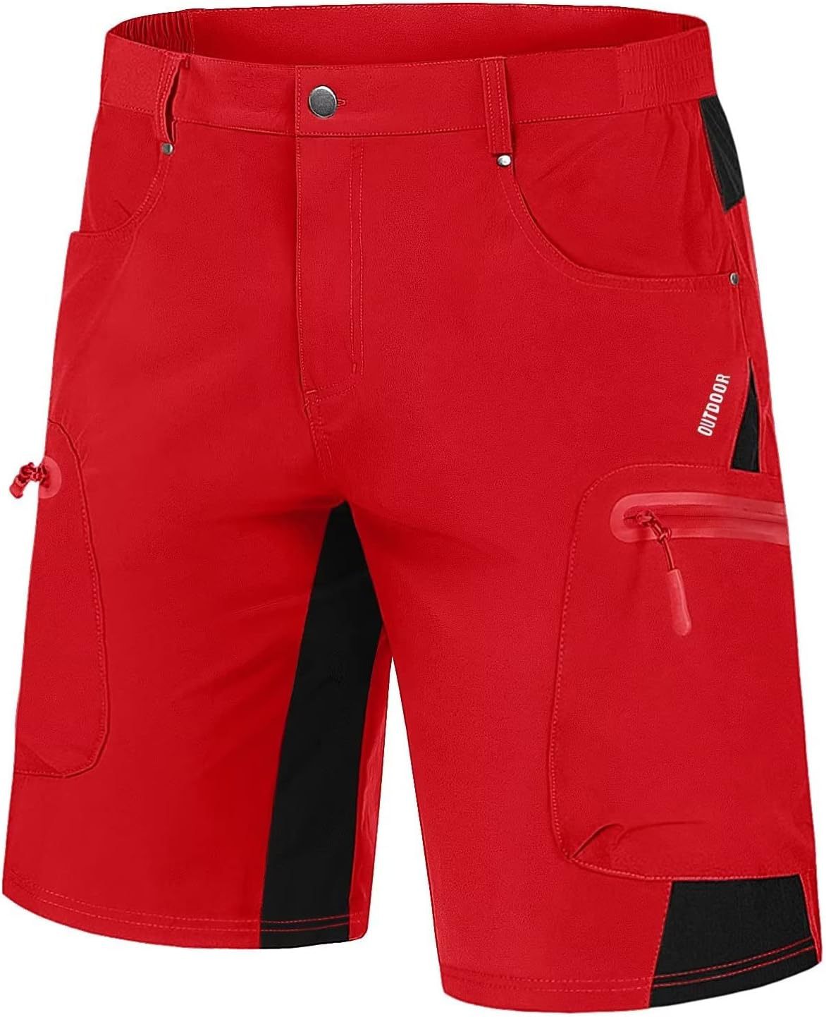 Men's Outdoor Mountaineering Shorts Multi-pocket Casual Cargo Shorts - Zalixer