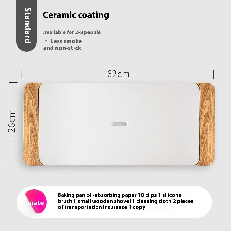 Electric Barbecue Grill Household Iron Plate Barbecue Grill Electric Baking Pan