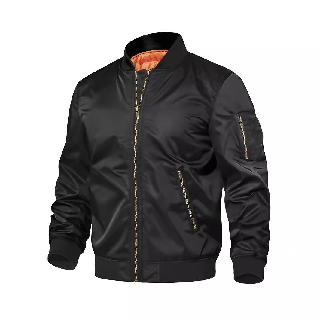 Mens New Spring Autumn Baseball Jacket