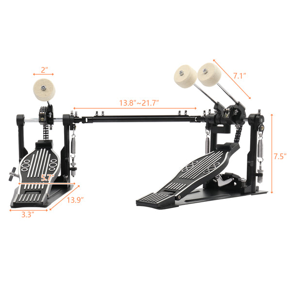 Double Bass Drum Set Pedal, Drum Set - Zalixer