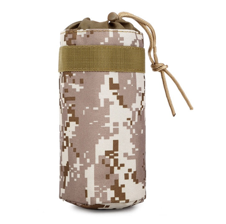 Outdoor tactical camouflage water cup bag kettle bag sports accessories sub bag bag portable bag - Zalixer