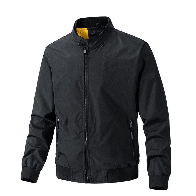 Men's Jacket Thin Plus Size Simple Flight Jacket