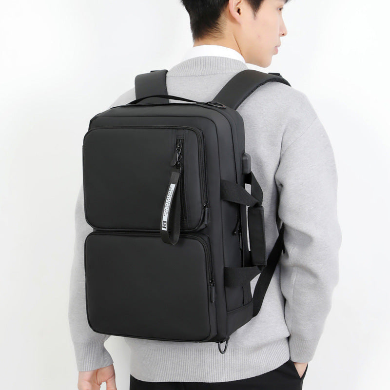 Multifunctional Backpack Large Capacity Business Laptop Bag Leisure Travel Commuter Schoolbag Portable Shoulder Bag - Zalixer