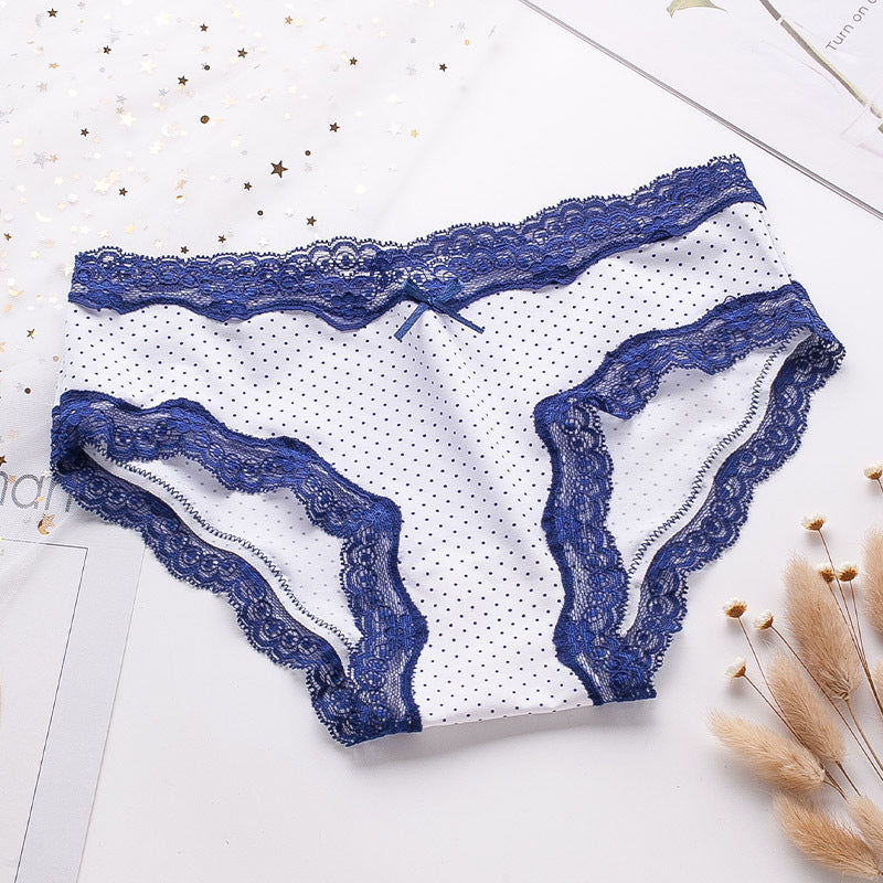 Women's Seamless Low Waist Lace Panties - Zalixer