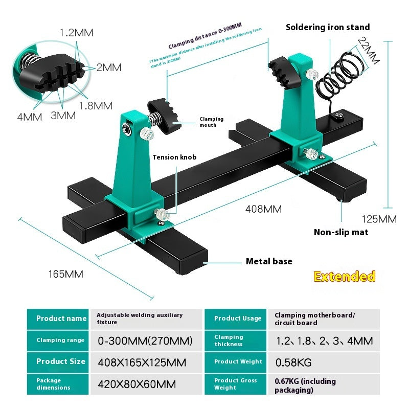 Circuit Board Welding Bracket Auxiliary Clamp Base PCB Computer Cellphone Mainboard Repair Disassembly Fixed Tool Holder