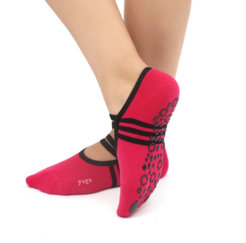 Non-slip yoga socks ballet style fitness boat socks sports socks dance socks aerobics socks cotton socks - Zalixer