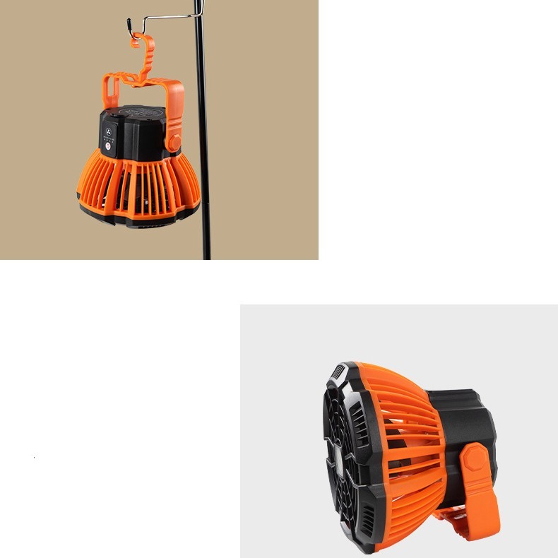 Outdoor Camping Remote Control Fan Night Fishing LED Light