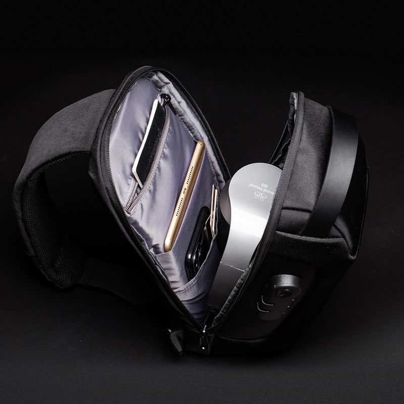 Men Chest Bag Messenger Bag Anti-theft Shoulder Bags Chest Bag Pack For Male - Zalixer