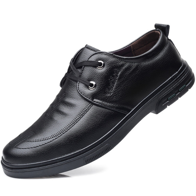 Men's Casual Leather Shoes British Style