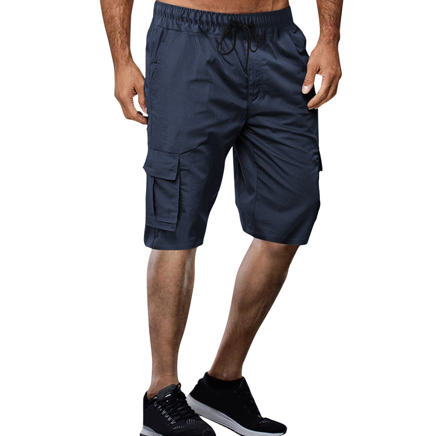 Fashion Sports Loose Multi-pocket Tether Shorts Men