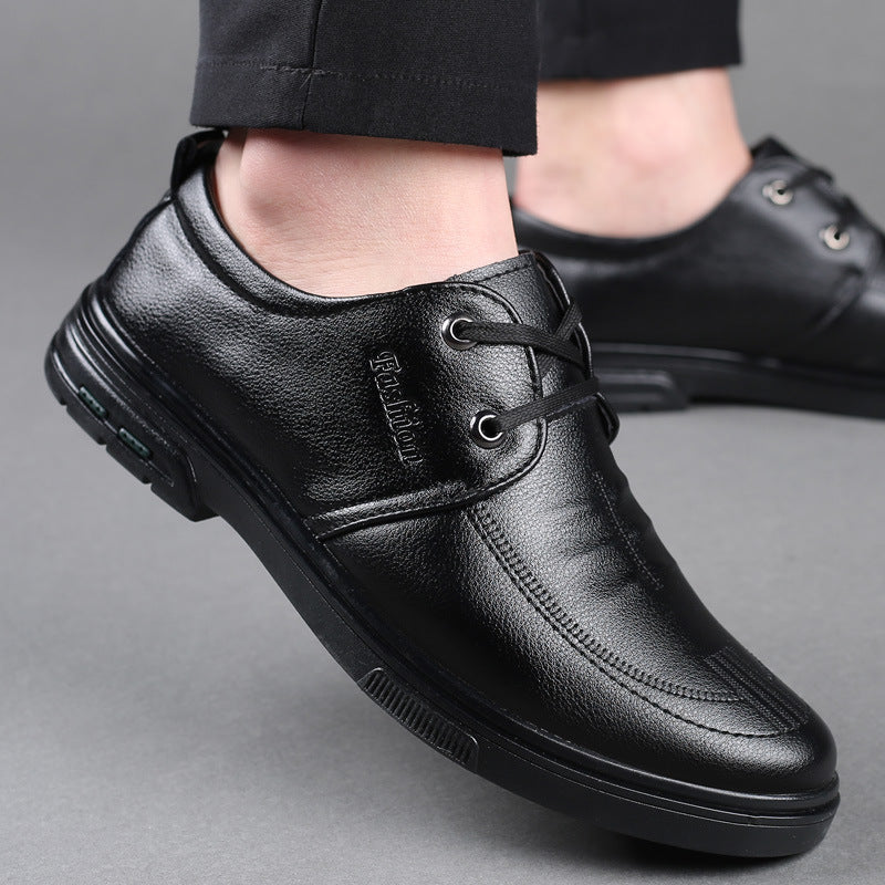 Men's Casual Leather Shoes British Style