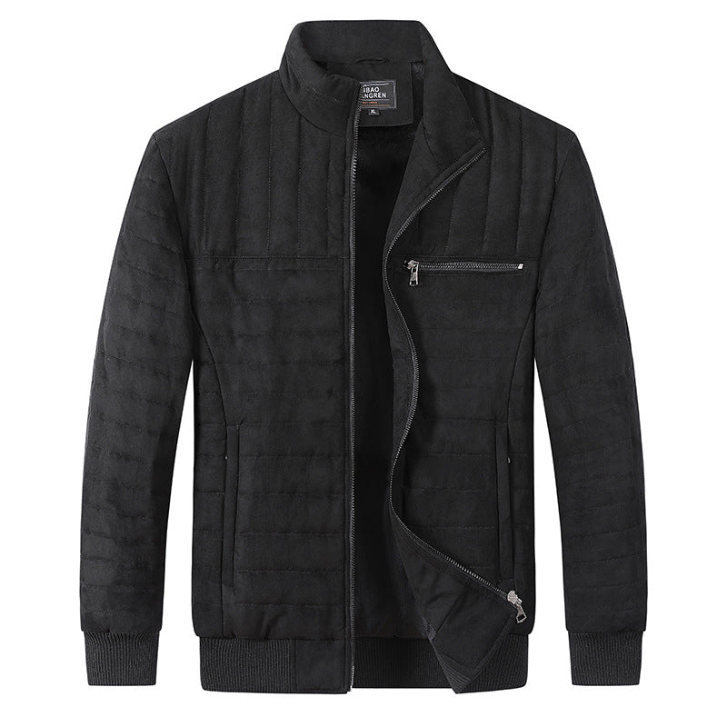 Men's Cotton-padded Jacket Stand-up Collar Thermal
