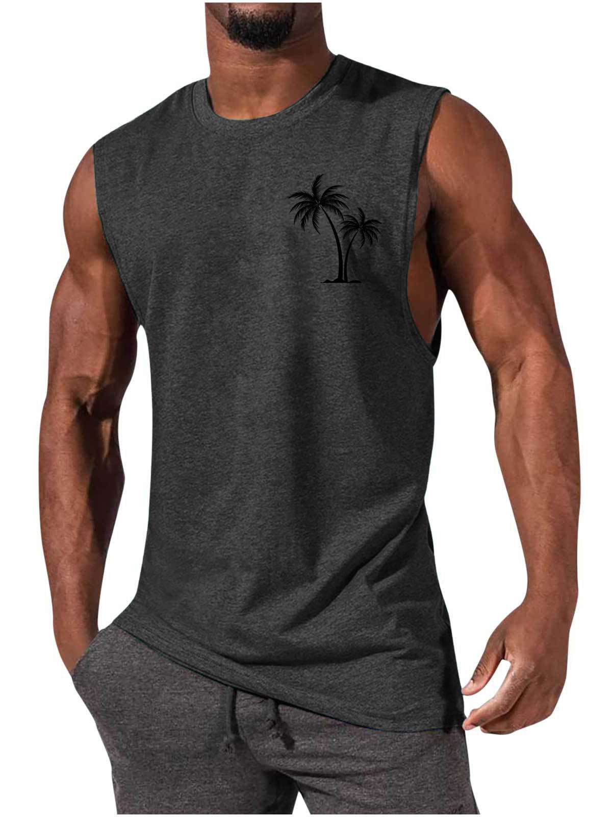 European And American Sleeveless T-shirt