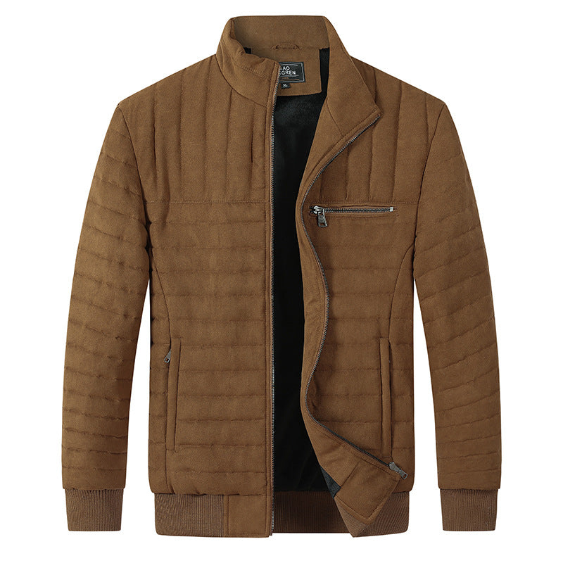 Men's Cotton-padded Jacket Stand-up Collar Thermal