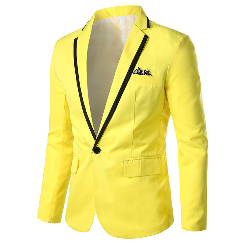 Men's Casual Single Button Suit