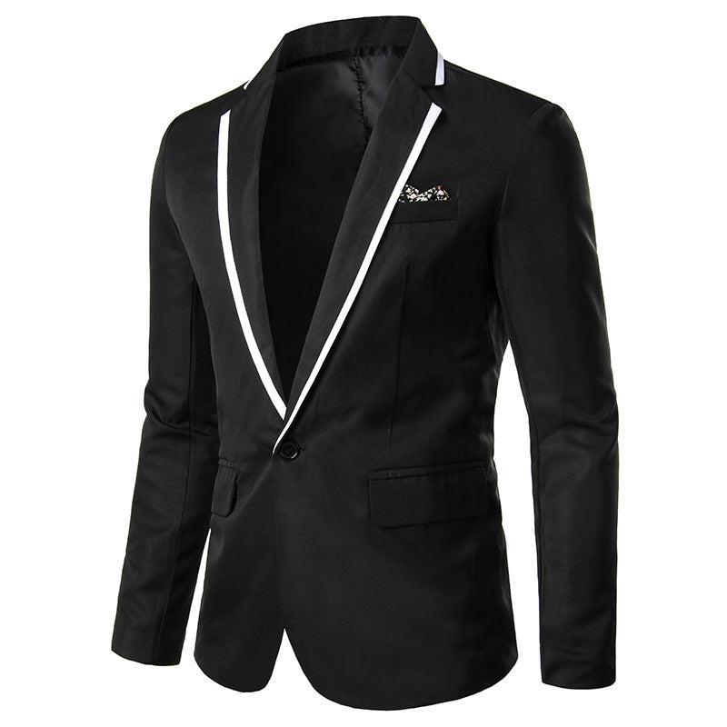 Men's Casual Single Button Suit