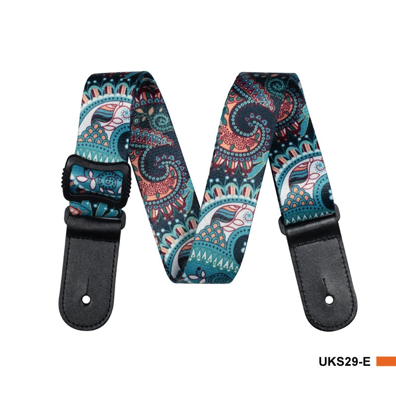 Thermal Transfer Printing Ukulele Color Small Guitar Belt