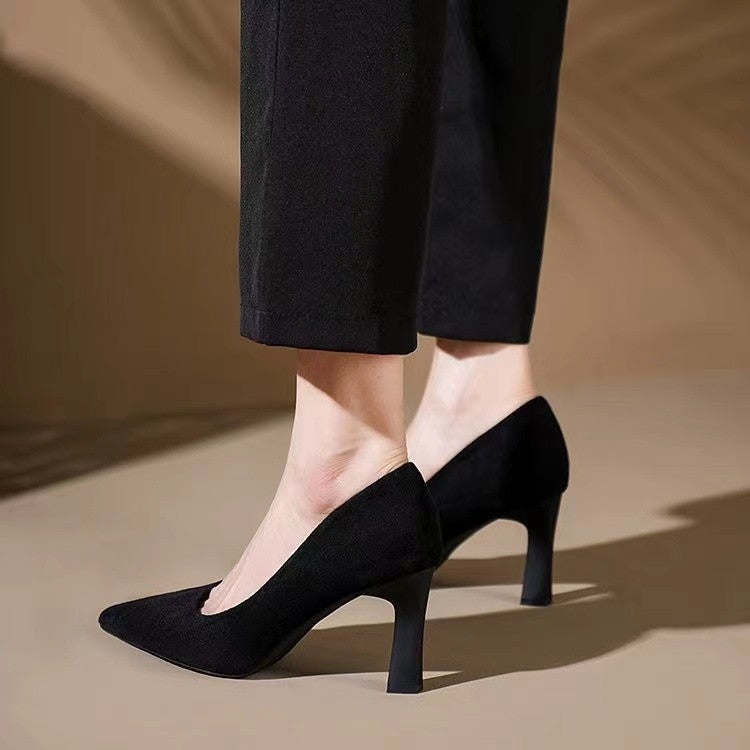 Womens Stylish Pointed-toe High Heels - Zalixer