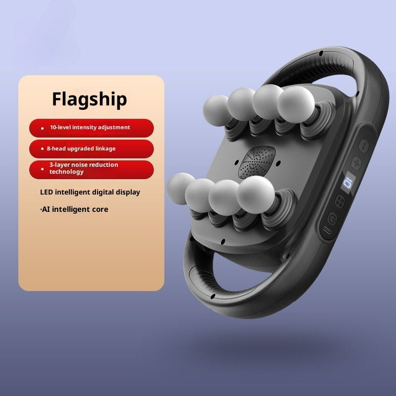 Muscle Relaxation Massager Multi-Head Massage Gun Deep Tissue Body Fitness Muscle Electric Relax Massager For Back Shoulders Legs Foot 16 Heads