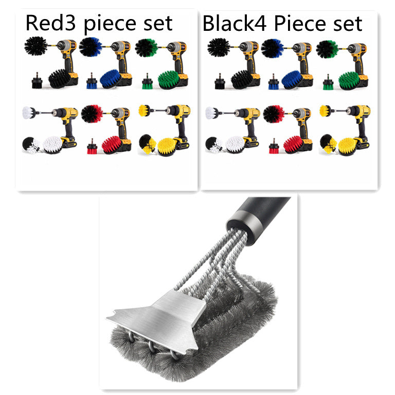 Fashion Personality Three-headed Oven Grill Cleaning Brush