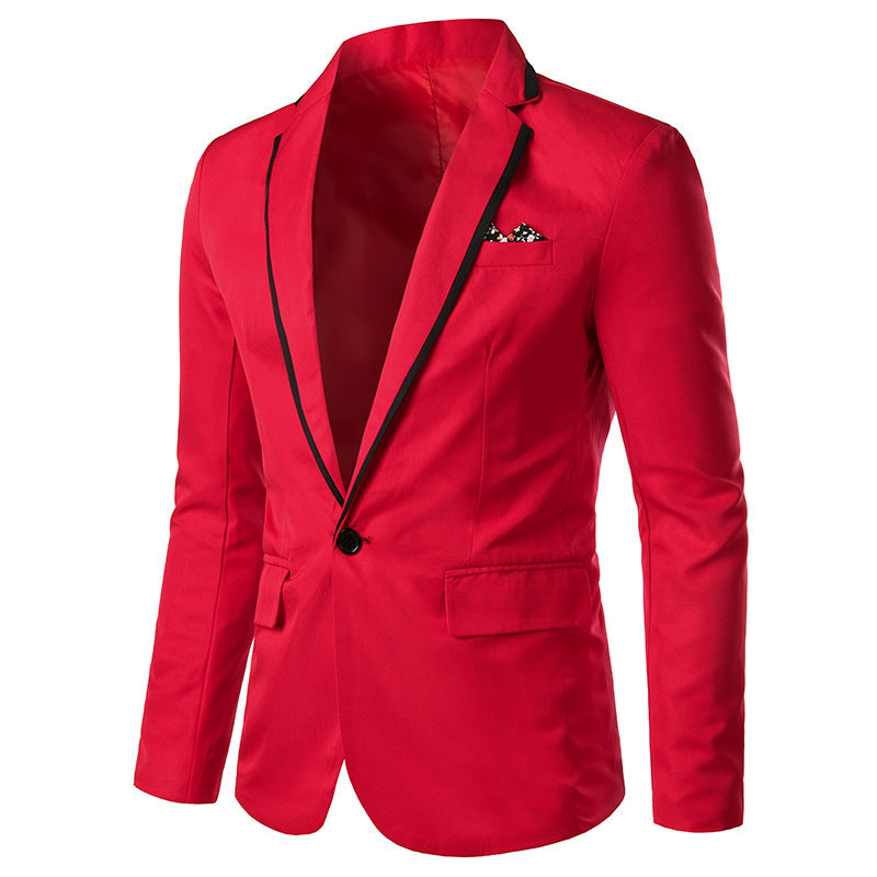 Men's Casual Single Button Suit