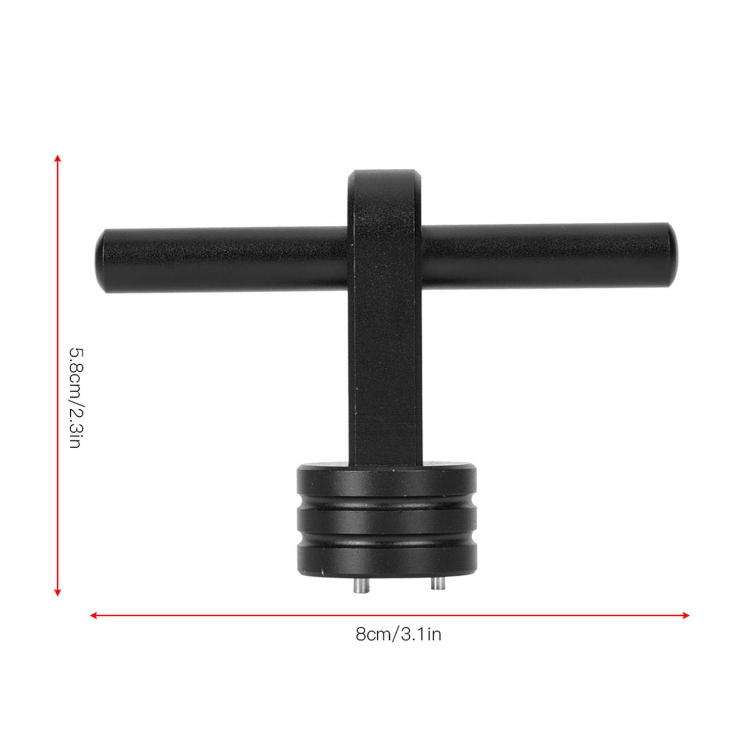 Aluminium Alloy Golf Putter Weight Wrench Screws Wrench Tool for Golf Club Practice AccessoriesBlack